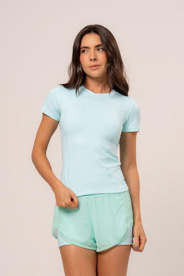 Blusa Manga Curta Cosmo Menta