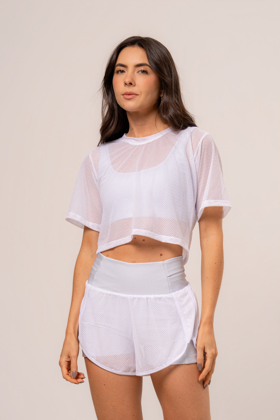 Camiseta Cropped Telinha Cosmo Ibiza White