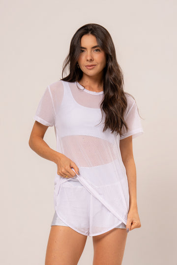 Blusão Telinha Cosmo Ibiza White
