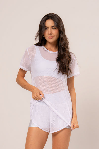 Blusão Telinha Cosmo Ibiza White