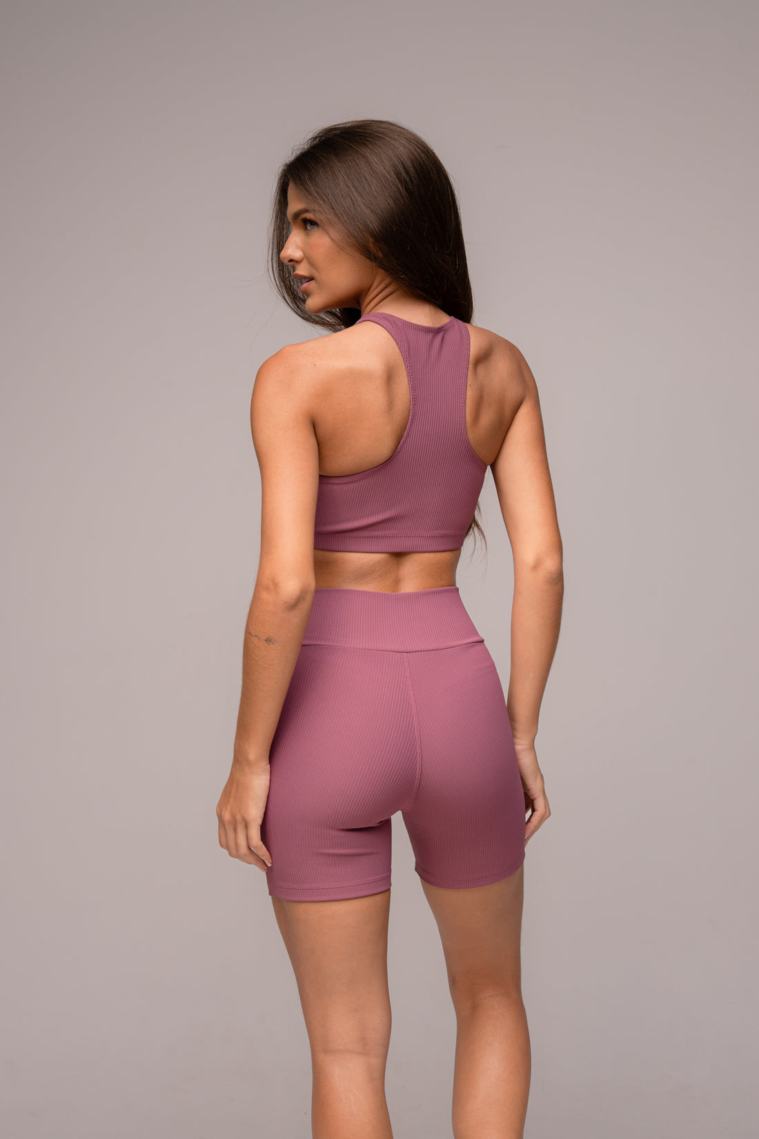 Conjunto Short e Top Nadador Tulip Matte Flow