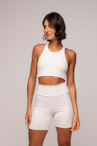 Conjunto Short e Top Nadador Off White Flow