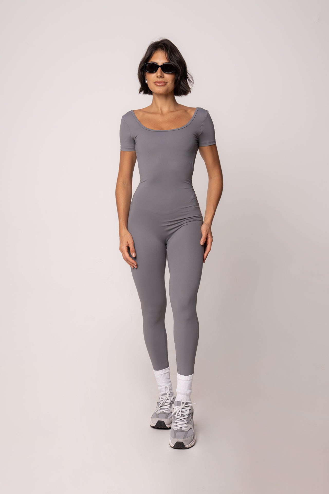 Macacão Longo Essentials Cinza