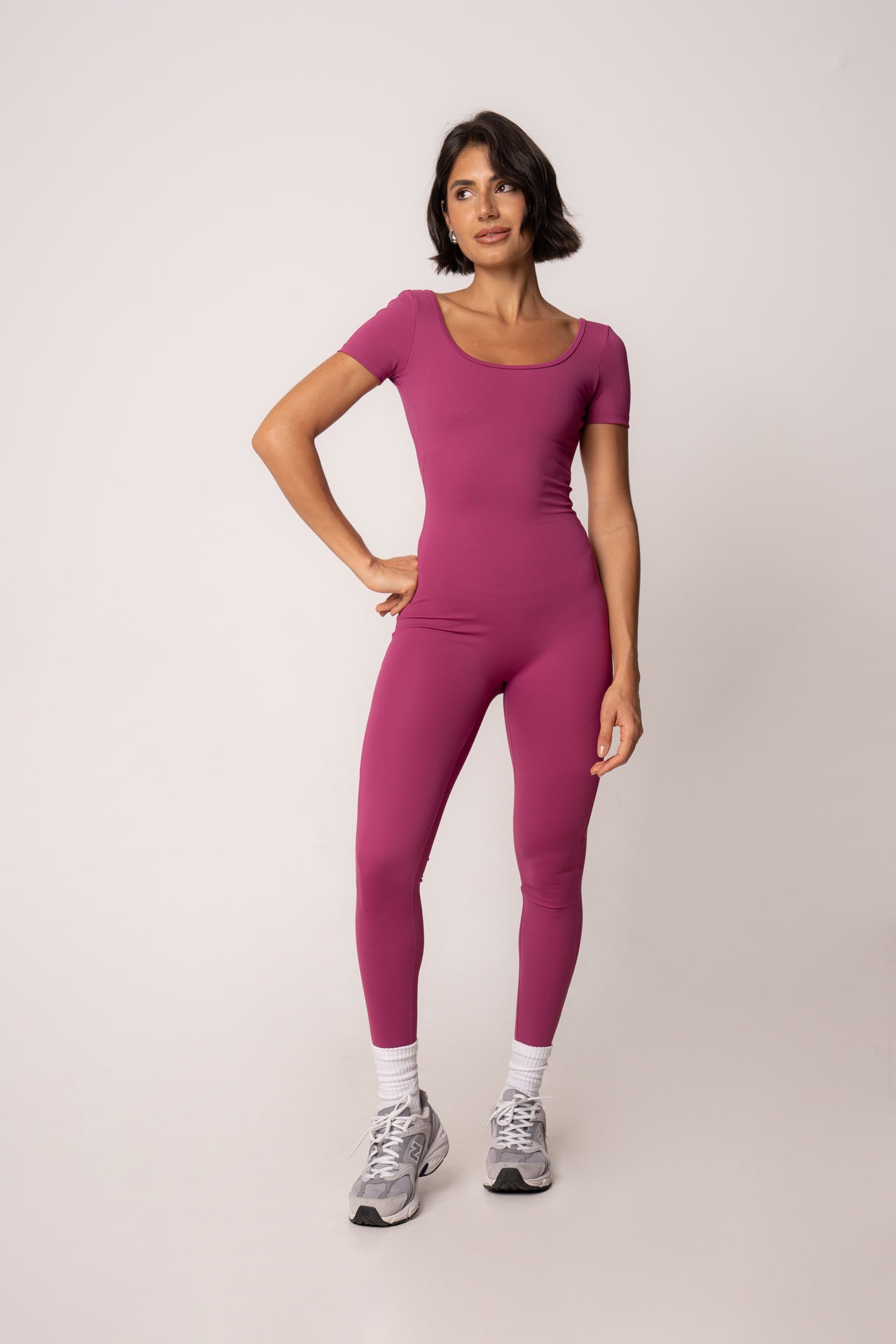 Macacão Longo Essentials Fúcsia