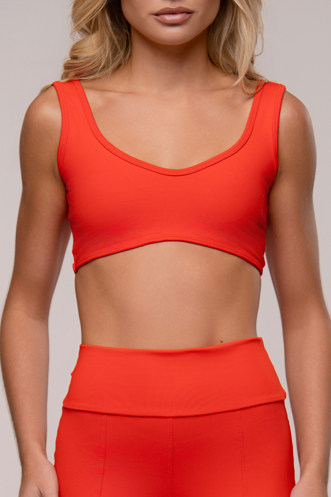 Conjunto Legging Flare e Top Essentials Vermelho