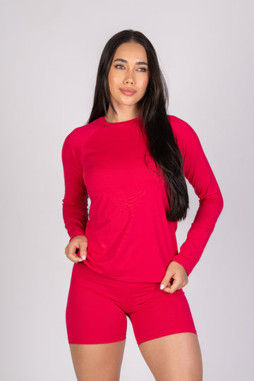 Blusa Manga Longa Soft Melancia