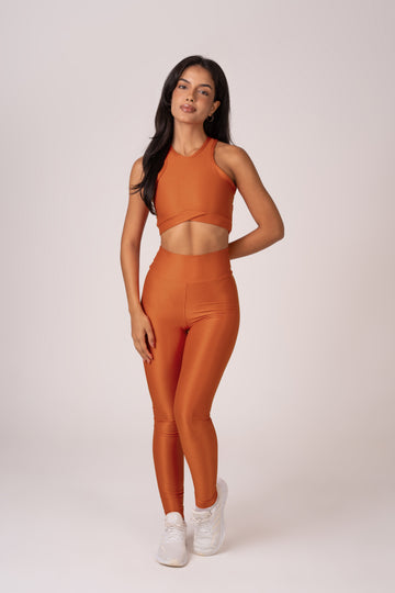 Conjunto Legging e Top Fantasy Lovers Terracota